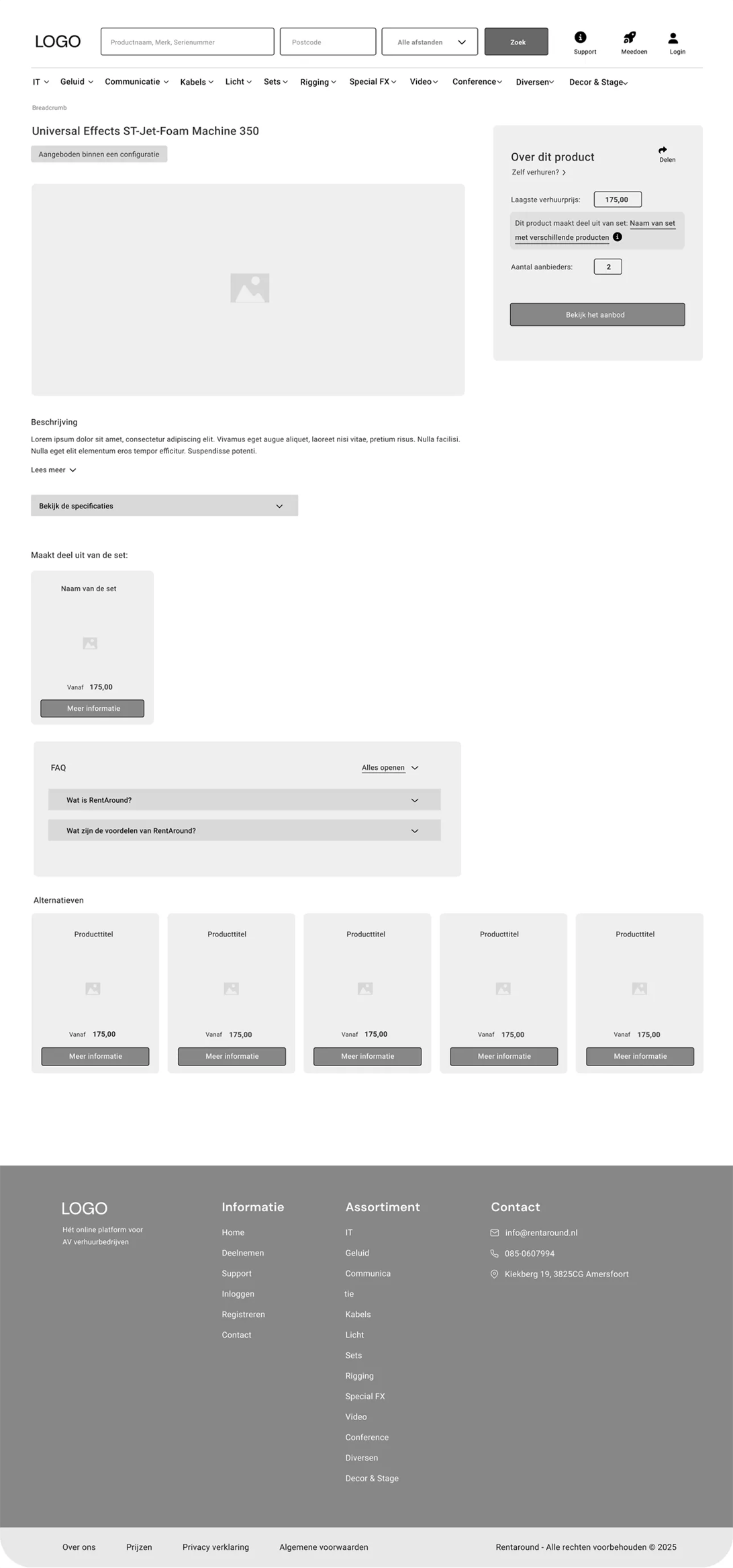 Product detailpagina