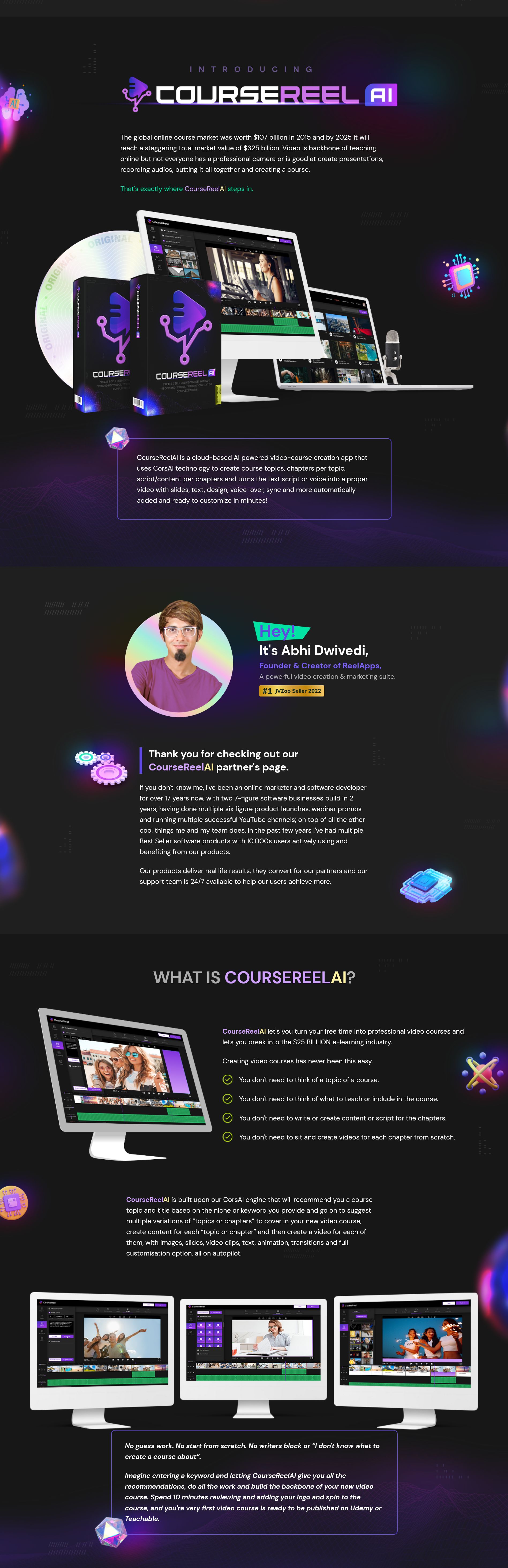 FireShot Webpage Screenshot #056 - 'CoursereelAI I Partners' - coursereel.io
